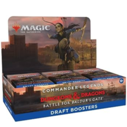 Magic the Gathering Commander Legends D&D Battle for Baldur's Gate draft booster box