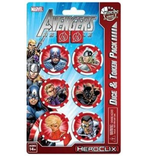 Heroclix Dice & Token Pack Marvel Avengers