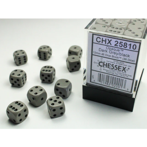 Chessex Opaque: 36D6 Dice