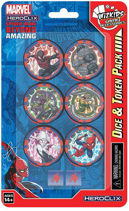 HeroClix Dice & Token Pack Marvel: Spider-Man Beyond Amazing