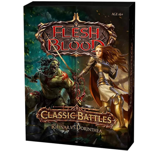 Flesh and Blood Classic Battles Rhinar vs Dorinthea Decks