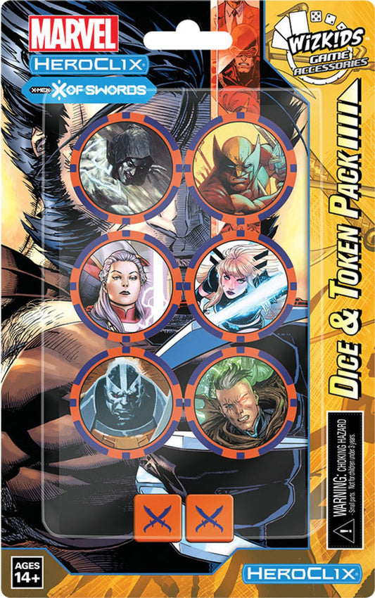 HeroClix Dice & Token Pack Marvel: X-Men X of Swords