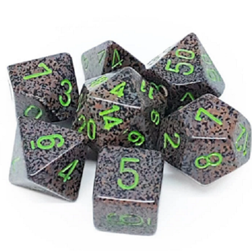 Chessex 7pc Polyhedral dice set