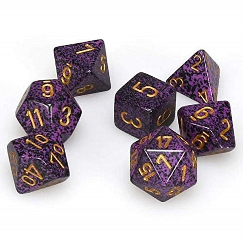 Chessex 7pc Polyhedral dice set